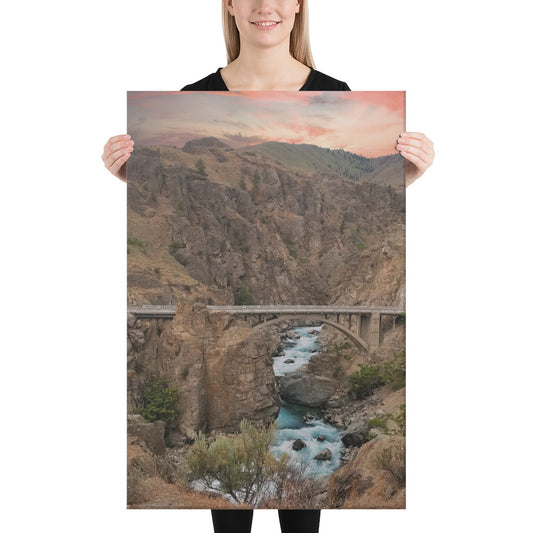 Chelan Falls Bridge Canvas Print